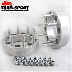 Ford 2" - 8x170 Hub to 8x6.5 Wheel - 14mmx1.5 Stud/Nut Pattern Conversion Adapters