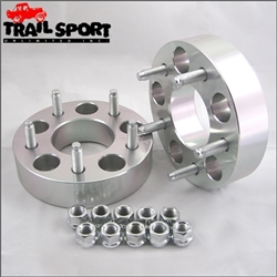 Jeep - Bolt Pattern Conversion Adapter - 14mmx1.5 Stud/Nut  & 1/2x20 Install Nuts